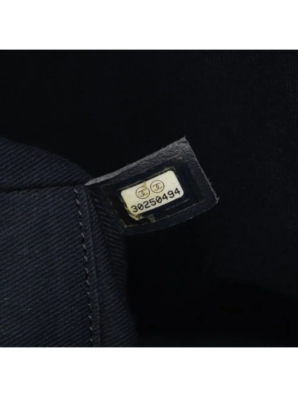 ★SOLD★ Chanel Tote Deauville Indigo Blue Leather Chain MM - Picture 5 of 9